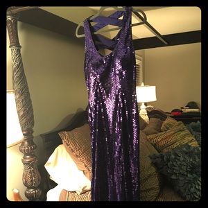Purple gown